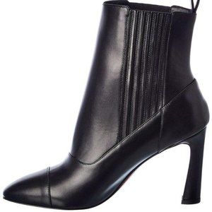 Christian Louboutin Sleek Black Leather Booties